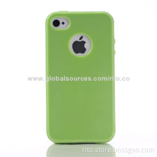 New Cell Phone Case for iPhone 4/4s, iPhone 5/5s with Logo Cutout